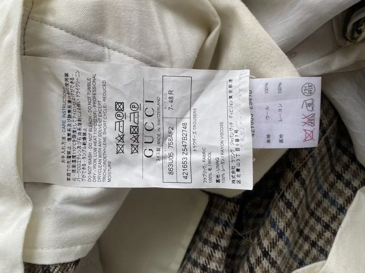Gucci Casual Pants Gucci Sample Wool Pants 2018 Multi