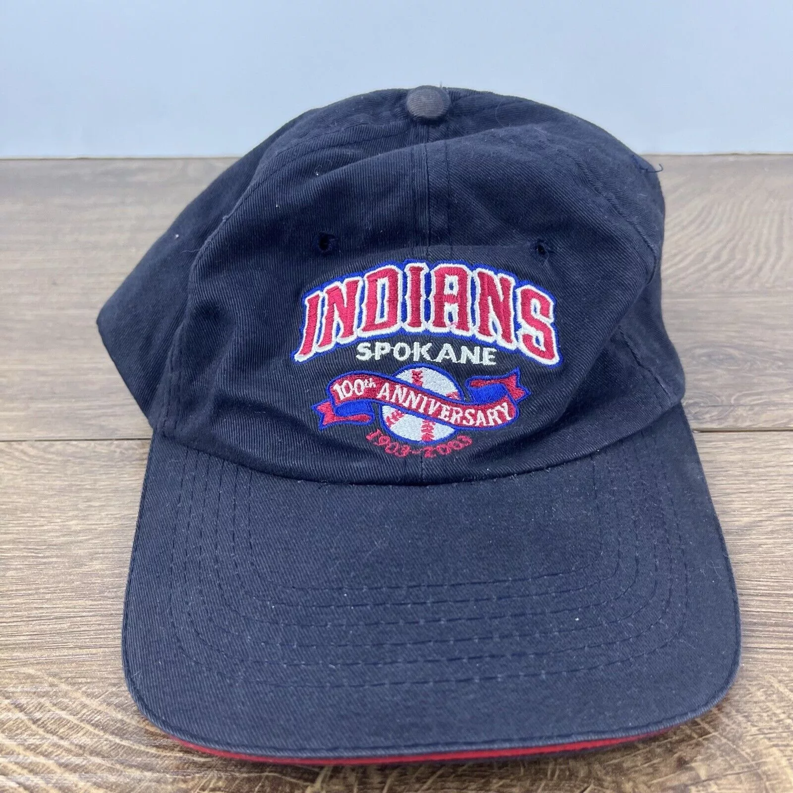 Other Hats Other Spokane Indians Hat Spokane Indians Blue Hat Adjustable Blue