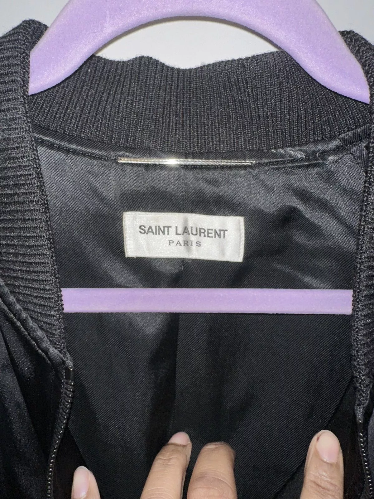 Embellish Bombers Embellish × Yves Saint Laurent SAINT LAURENT BOMBER Black