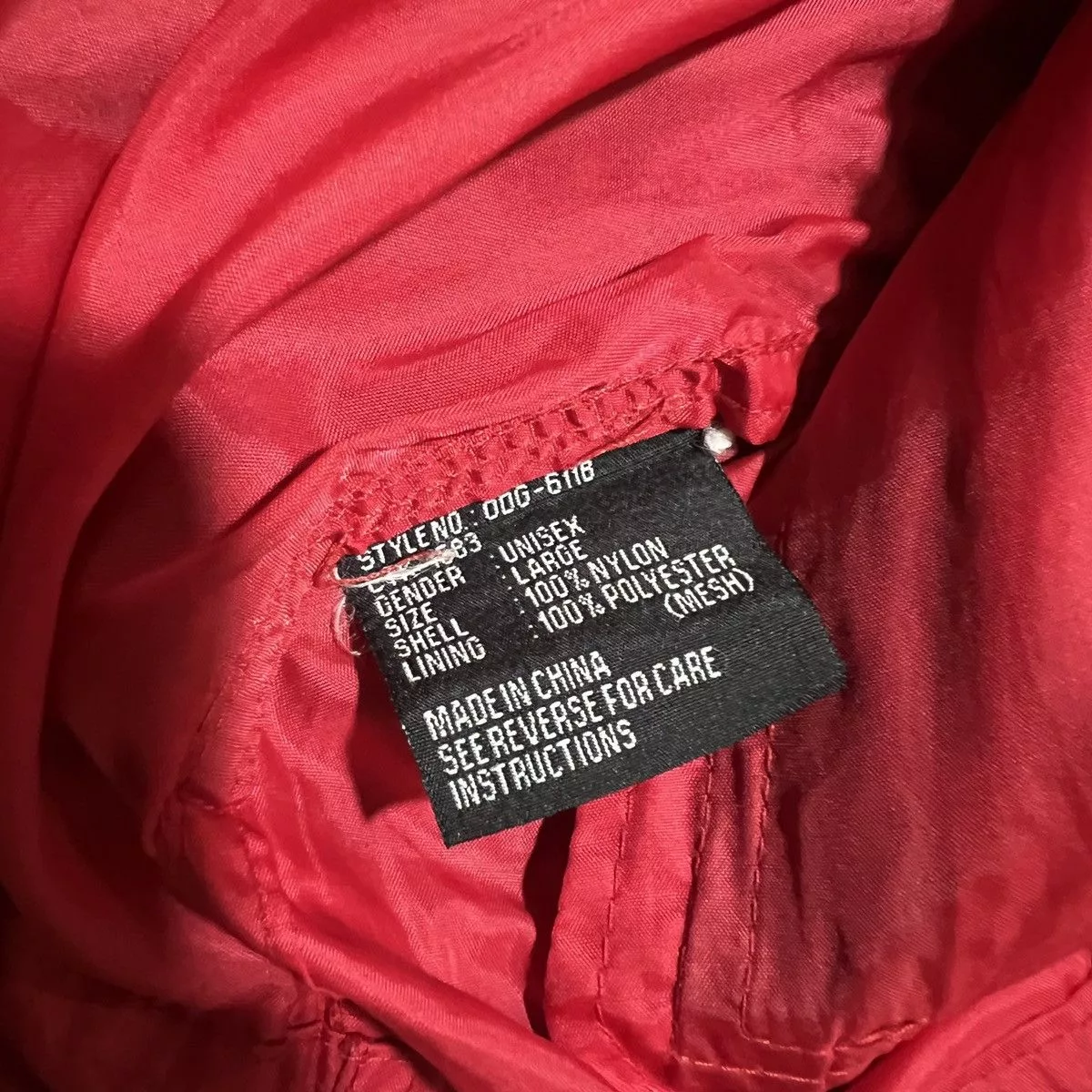 Weatherproof Light Jackets Weatherproof Outdoor Products Windbreaker Light Jacket Red Gorpcore