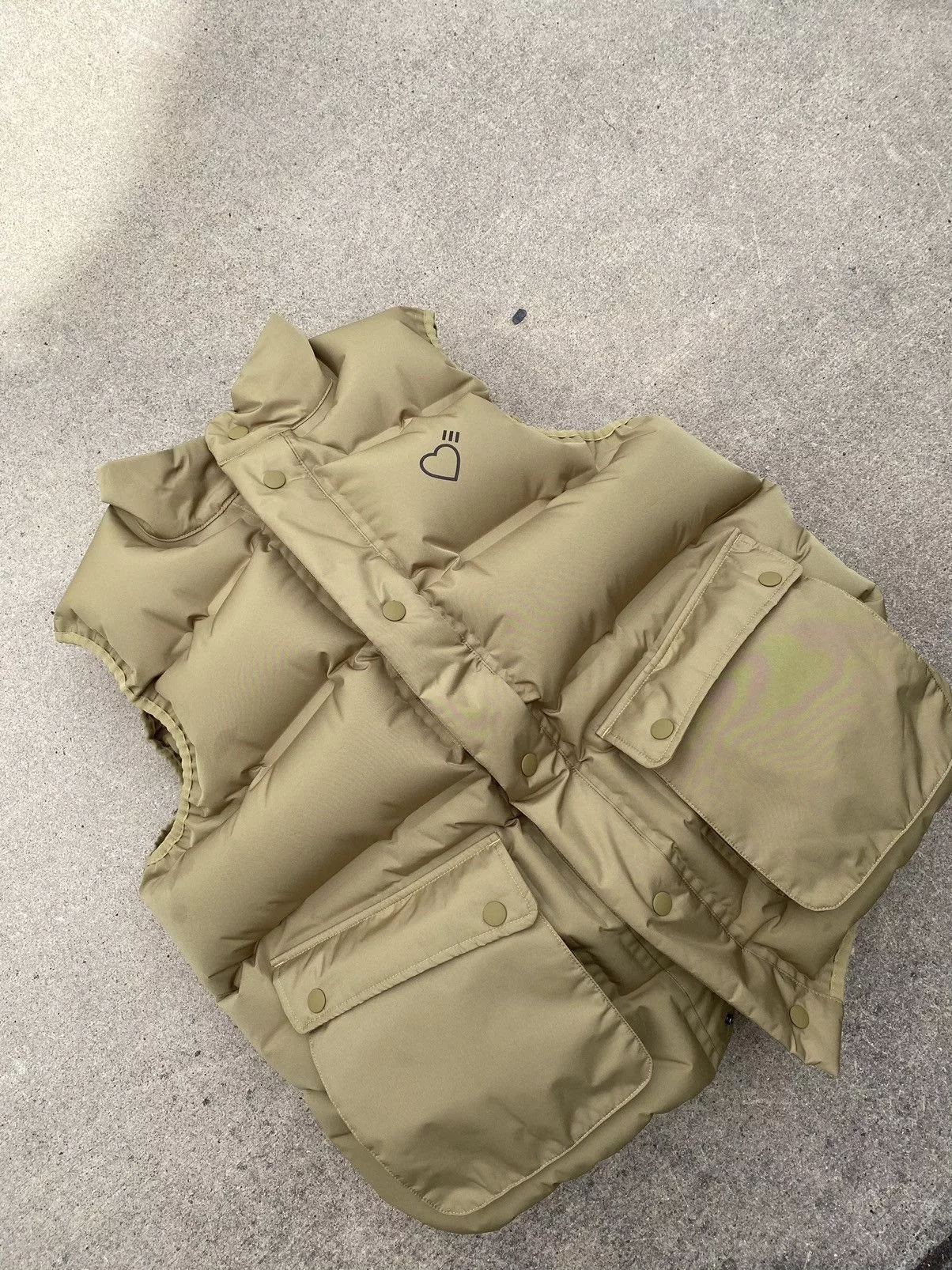 Human Made Vests HUMAN MADE INFLATABLE VEST Beige
