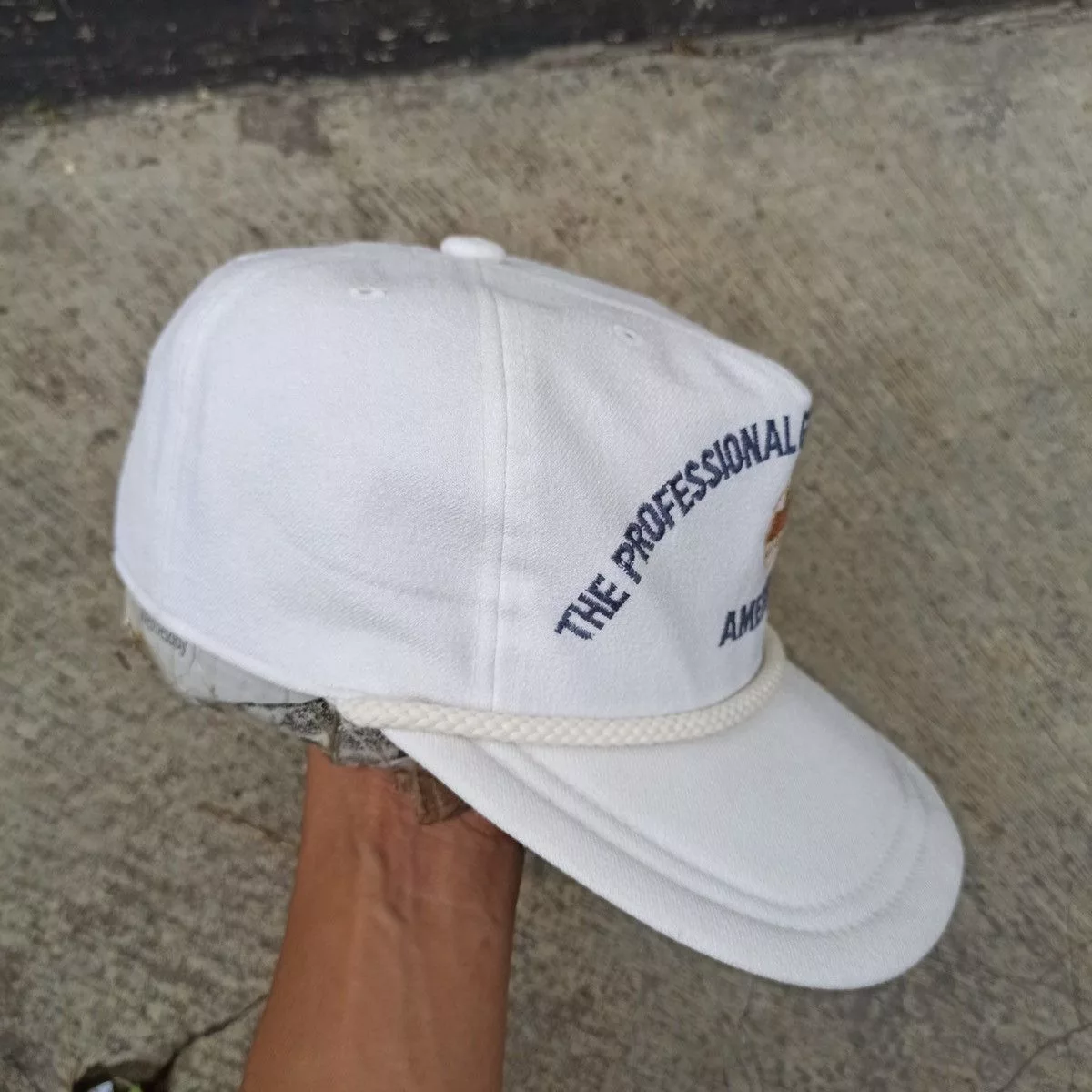 Vintage Hats VINTAGE PGA hat official tag White