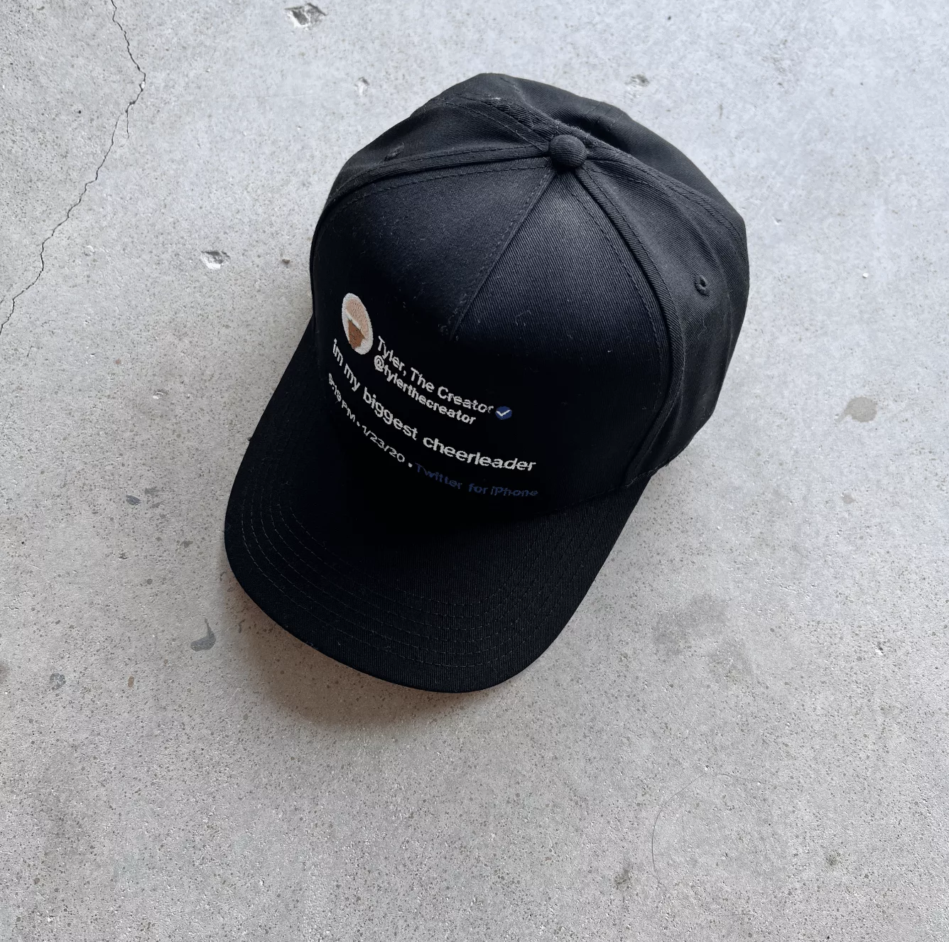 Prolific Hats Prolific Tyler The Creator Tweet Hat Black