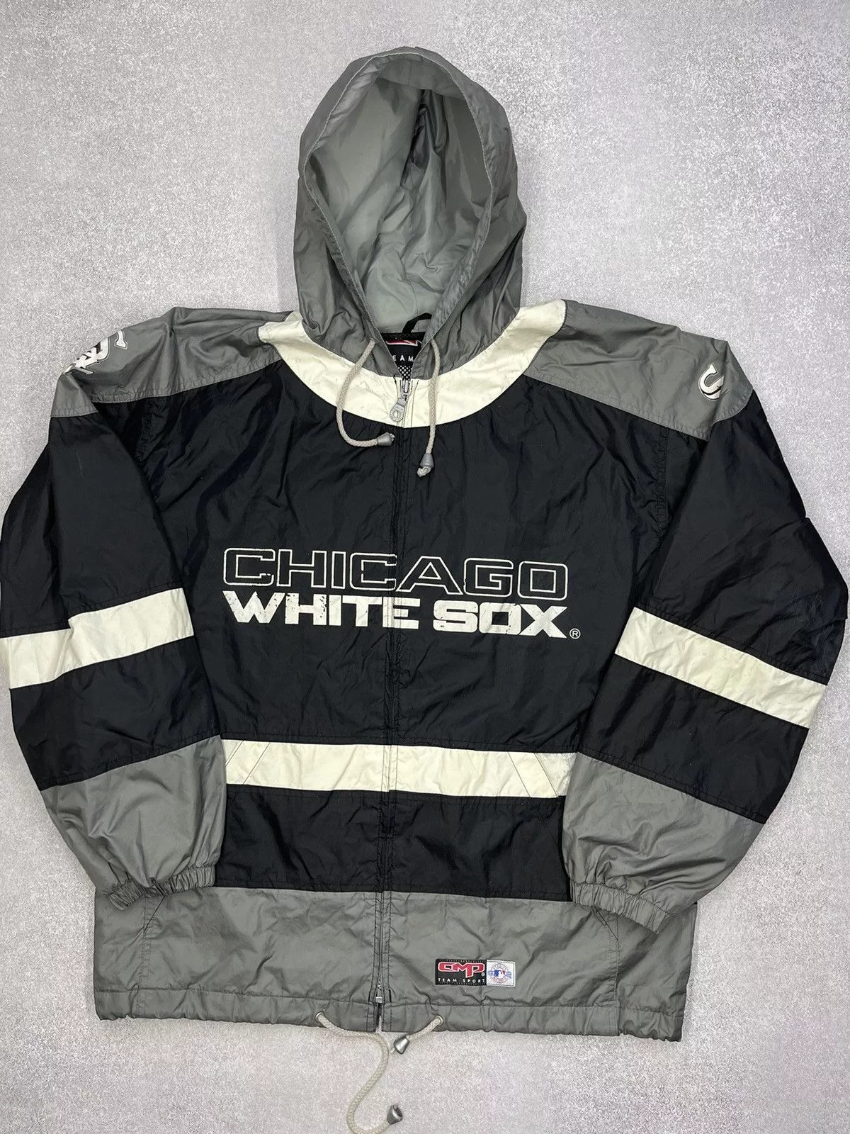 MLB Light Jackets MLB × NBA × Vintage Vintage Chicago White Sox Jacket Baseball MLB CMP Y2K Gray