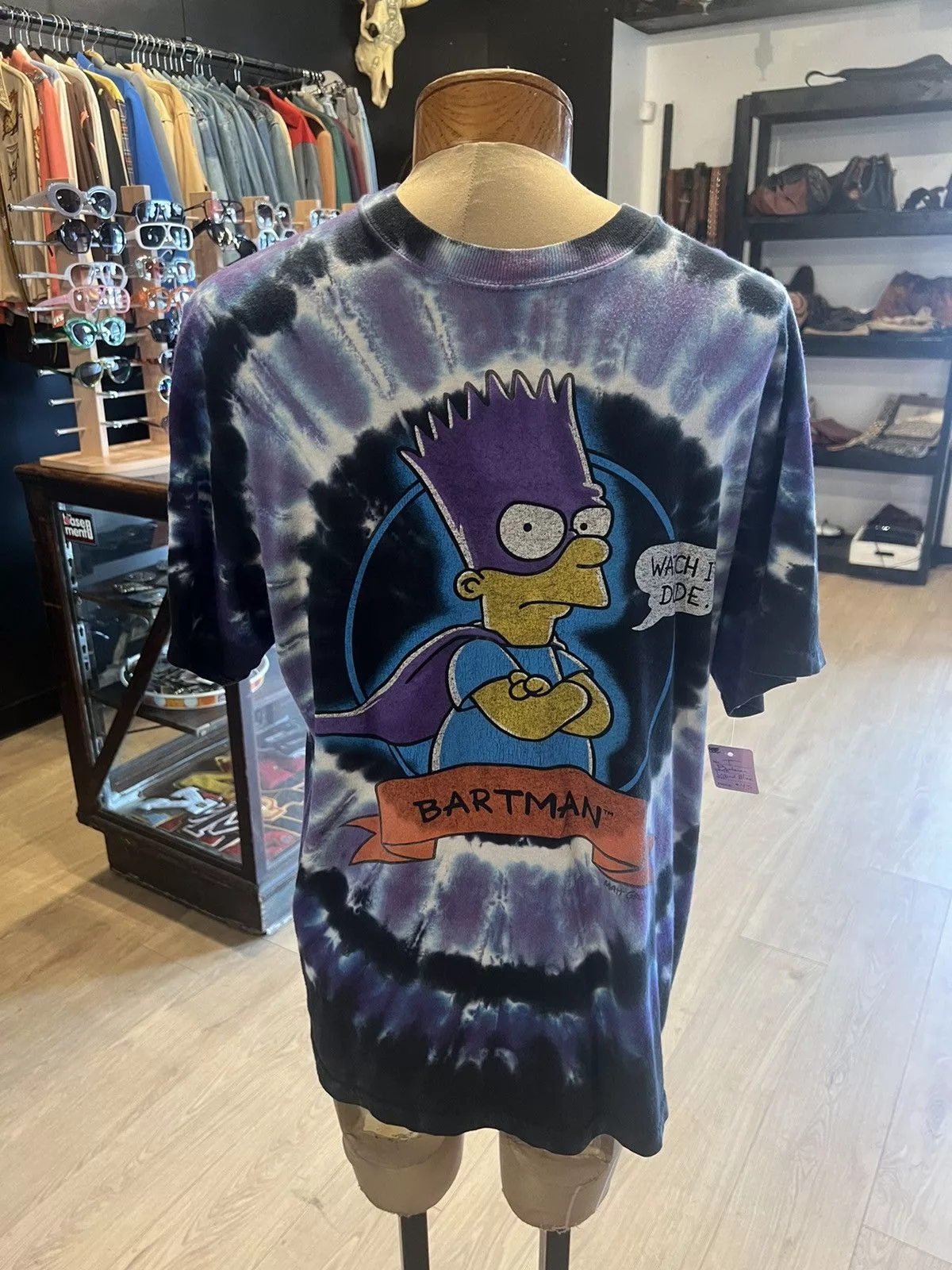 Liquid Blue Short Sleeve T Shirts Liquid Blue × Vintage Vintage Liquid Blue Bart Simpson Tee Multi Streetwear