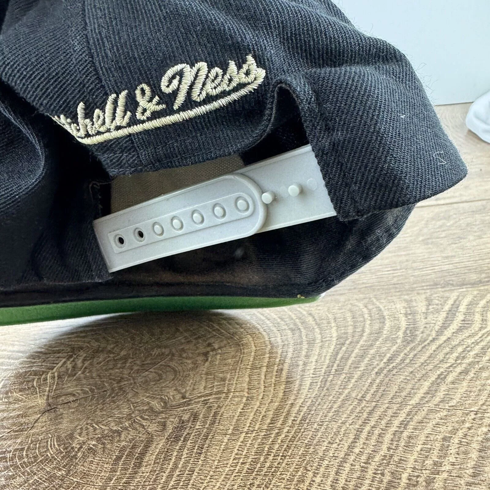 Mitchell & Ness Hats San Antonio Spurs Hat Mitchell & Ness Black Hat Adjustable S