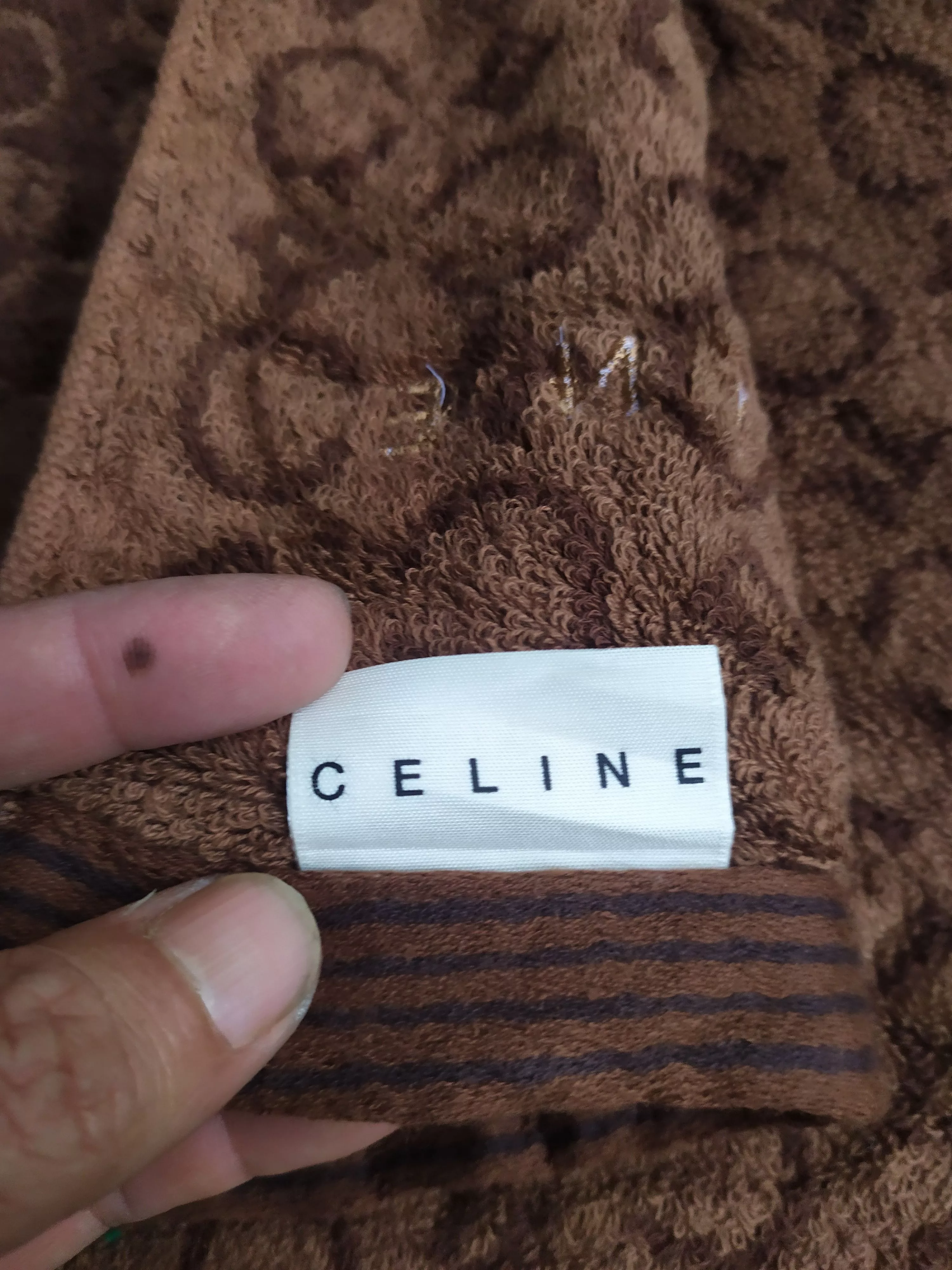 Celine Miscellaneous Celine Towell Brown