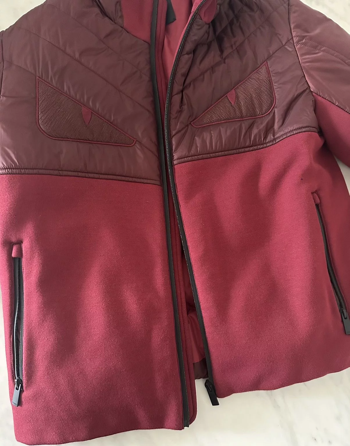 Fendi Light Jackets Fendi Down jacket - Bug eyes Red