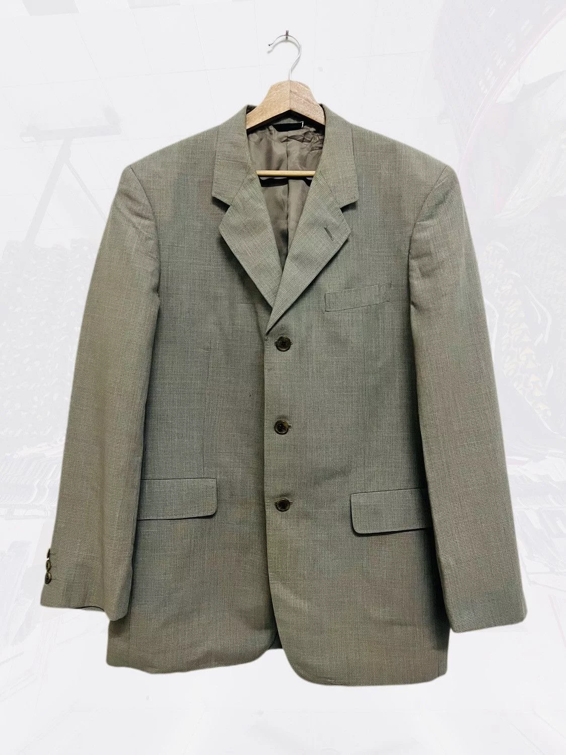 Designer Blazers Designer × Japanese Brand × Yohji Yamamoto A.A.R YOHJI YAMAMOTO CASUAL BLAZER Gray