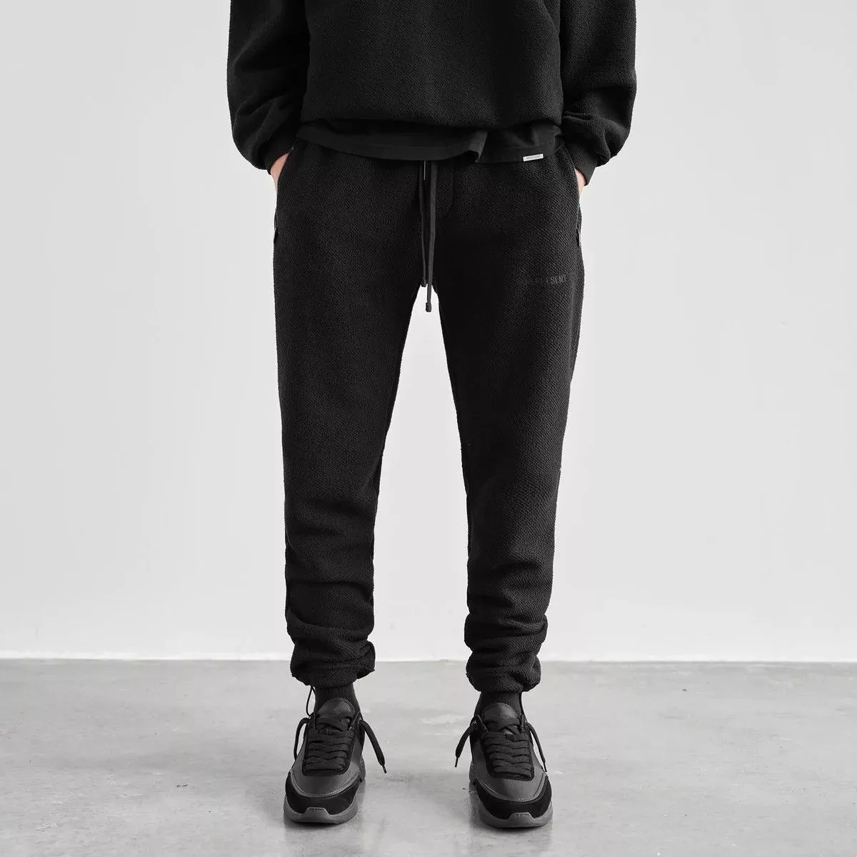 Represent Clo. Sweatpants Joggers Represent Clo. Represent Dual Loopback Sweatpants Black