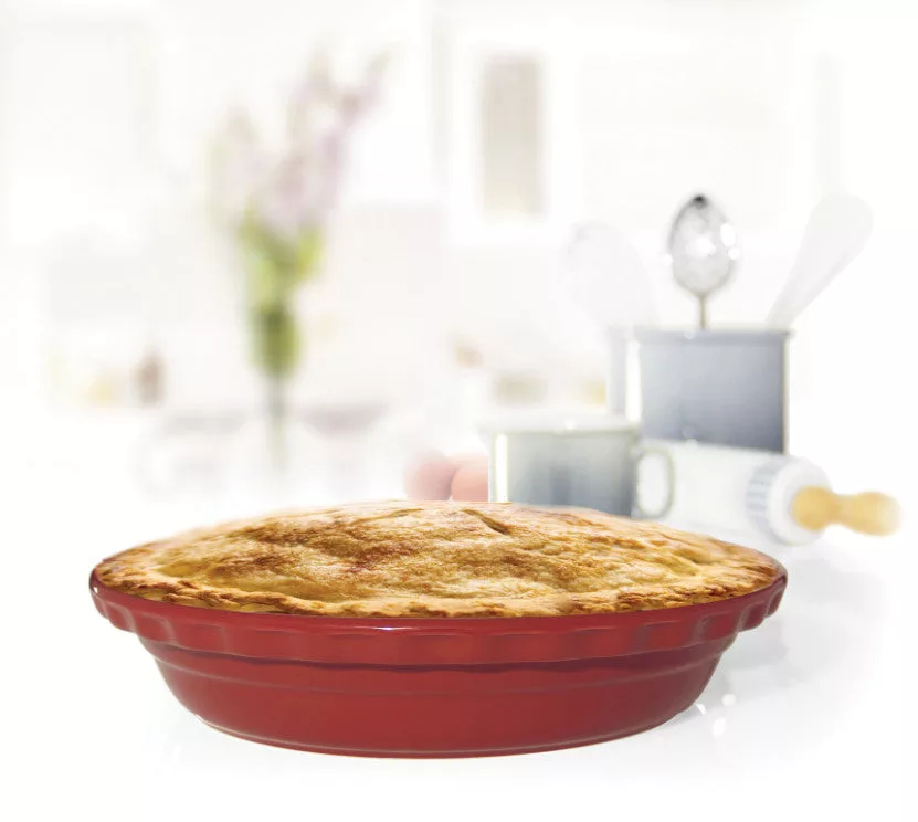 Deep 9.5" Red Pie Dish