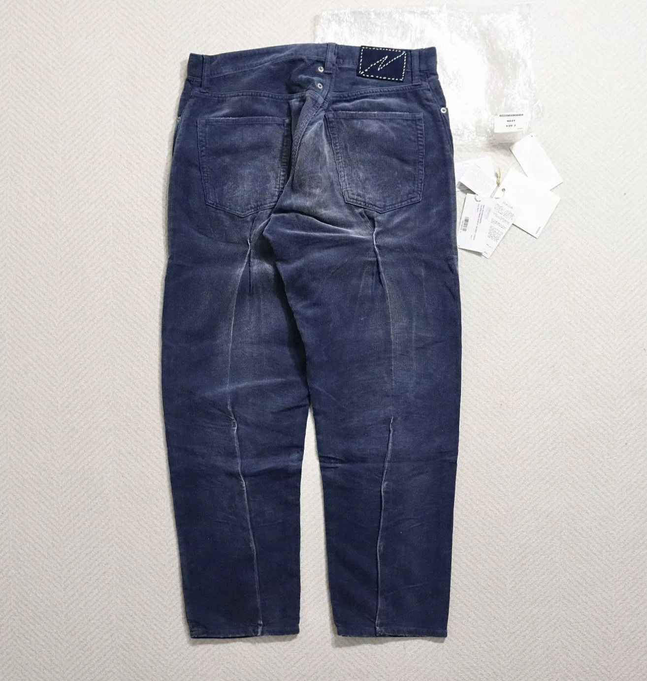 Visvim Denim Visvim ICT 22aw Journeyman Pants Tacked Cords Blue