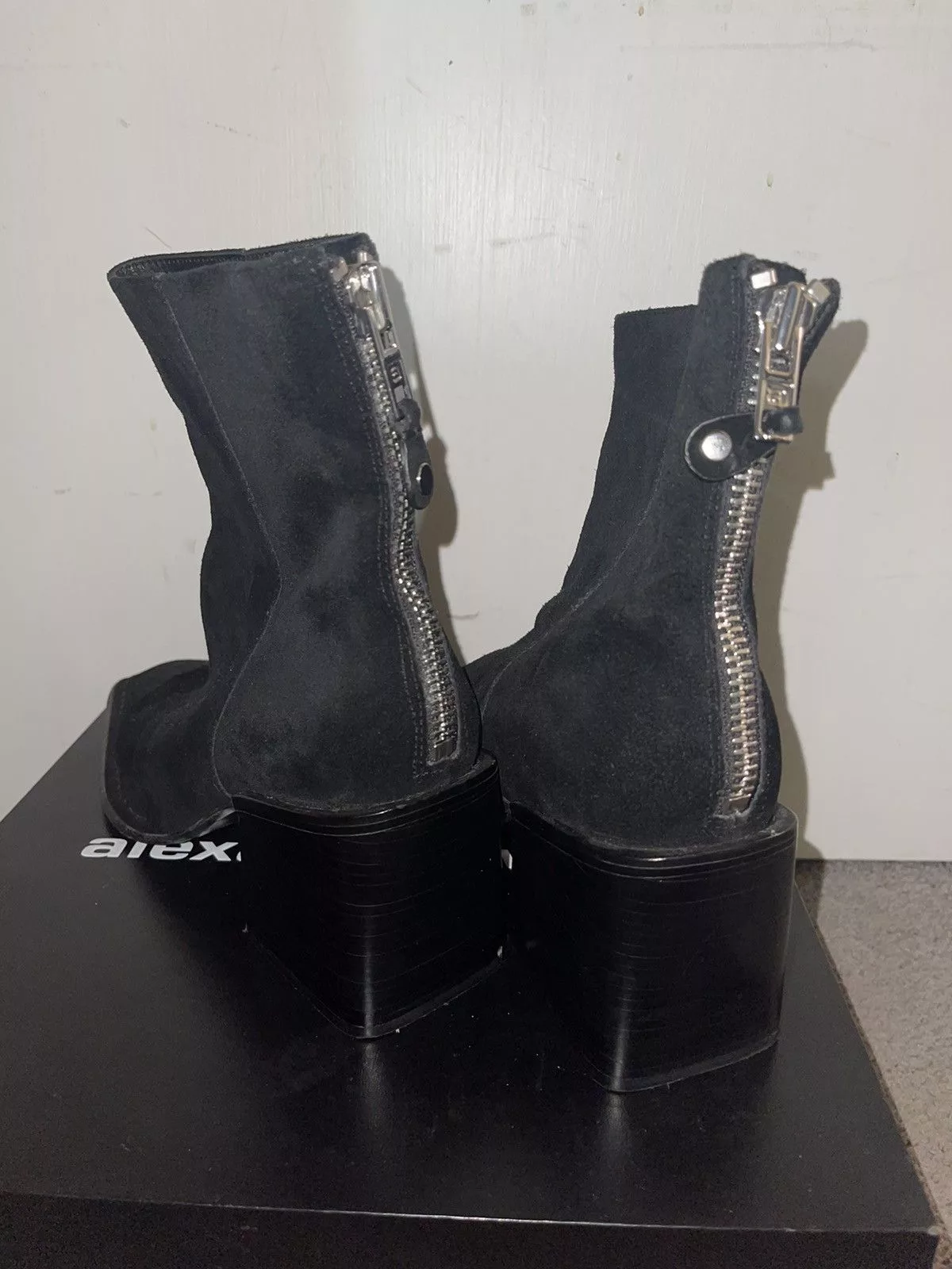 Alexander Wang Heels Alexander Wang Square Boot Black