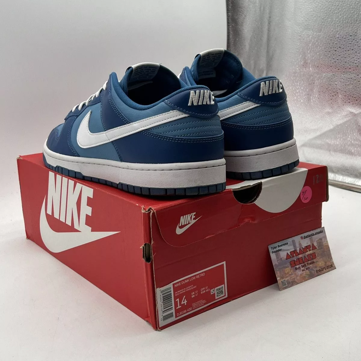 Nike Low Top Sneakers Nike dunk low dark Marina blue