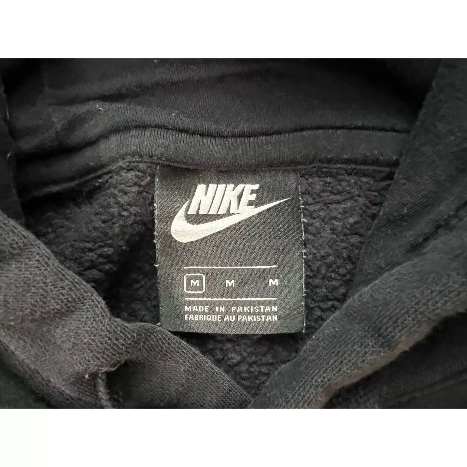 Nike Sweatshirts Hoodies Nike Black and White Pullover Hoodie Sweatshirt Medium