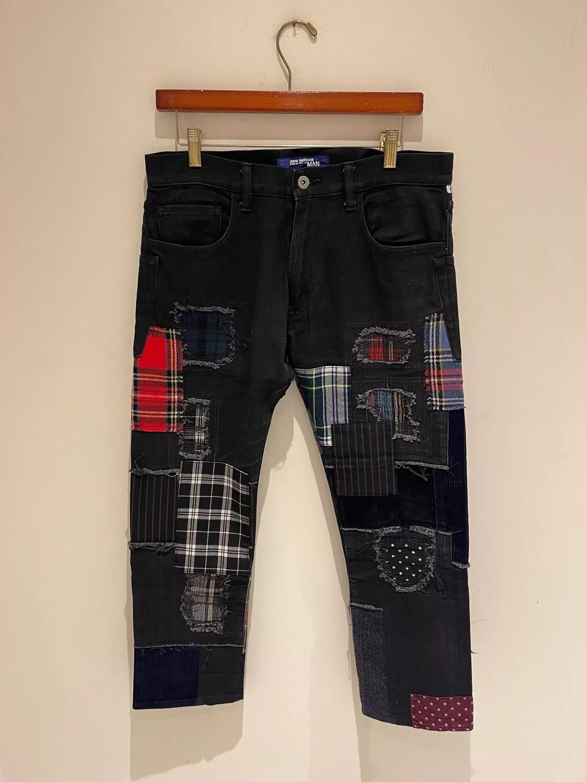 Junya Watanabe Casual Pants Junya Watanabe Patchwork Denim Pants Blue
