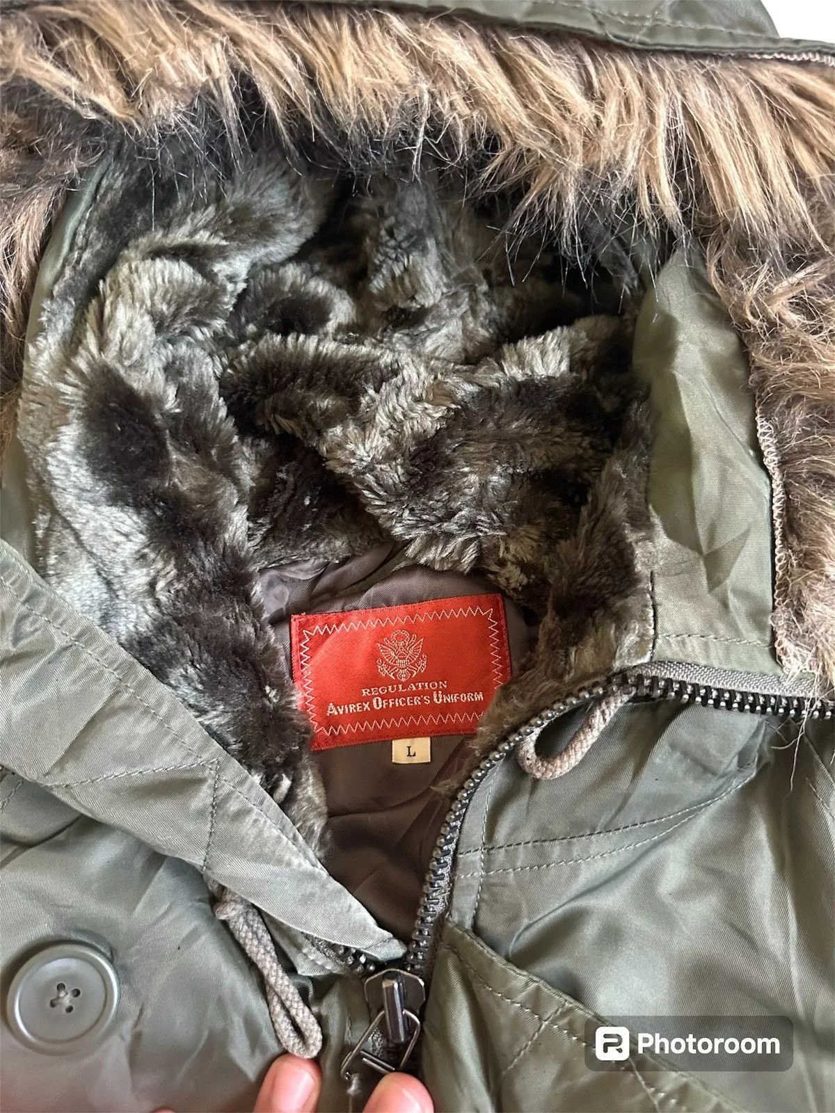 Avirex Bombers avirex long jacket Green