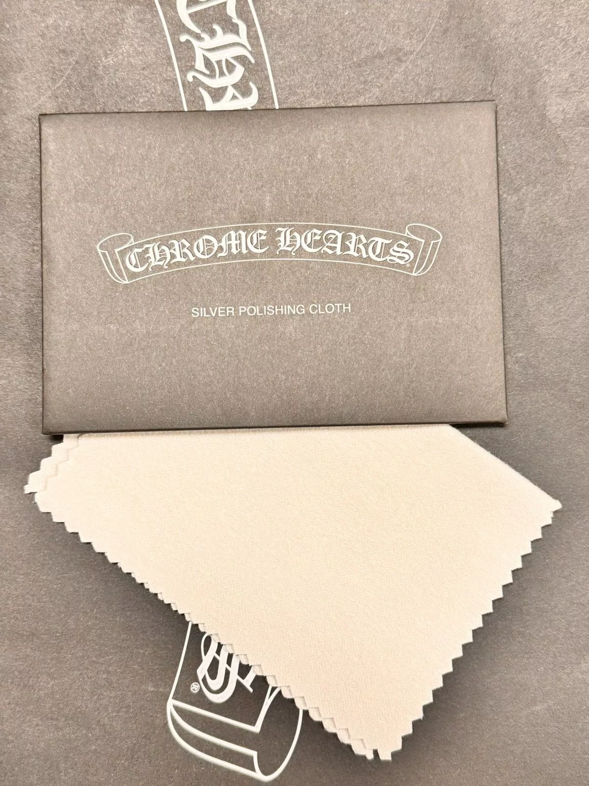 Chrome Hearts Miscellaneous Chrome hearts silver polishing cloth Black