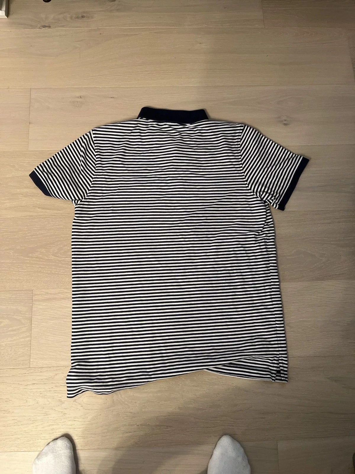 Brooks Brothers Polos Brooks Brothers Striped Performance Polo Blue