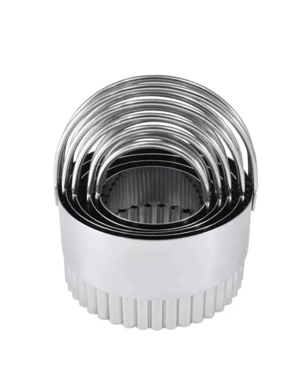 Fluted Biscuit Circle 5 pc Set