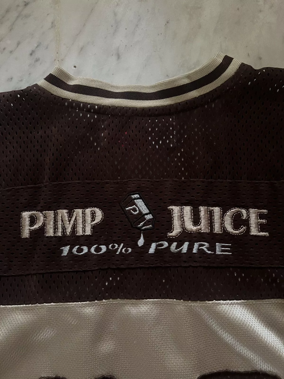 Vintage Jerseys Vintage Pimp Juice Jersey 03 Brown