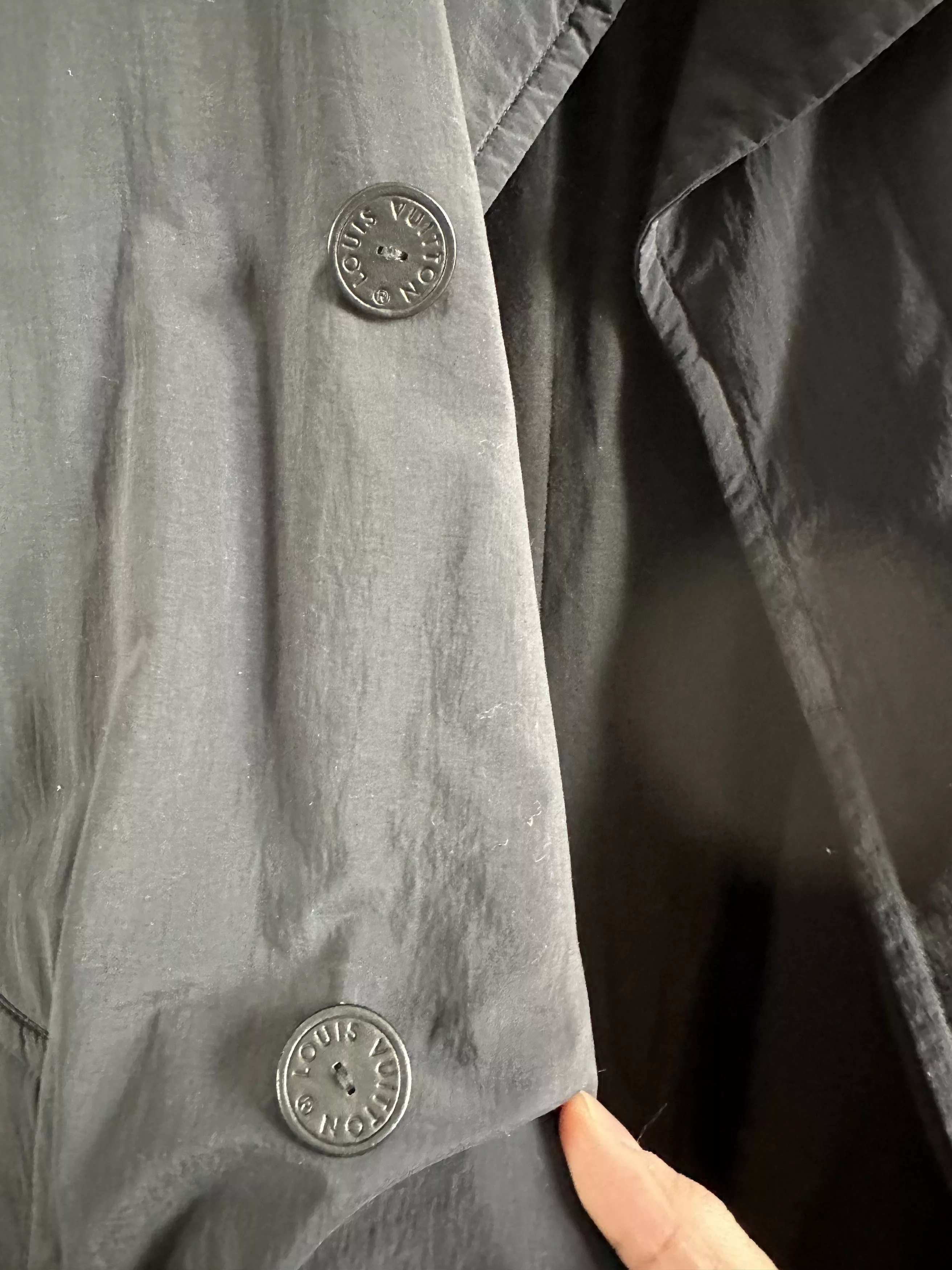 Louis Vuitton Light Jackets Louis Vuitton trench coat Blue