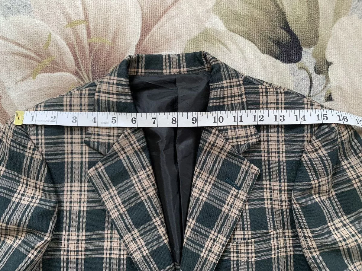 Van Light Jackets Van × Vans Nice Checkered Wool Van Jacket Green