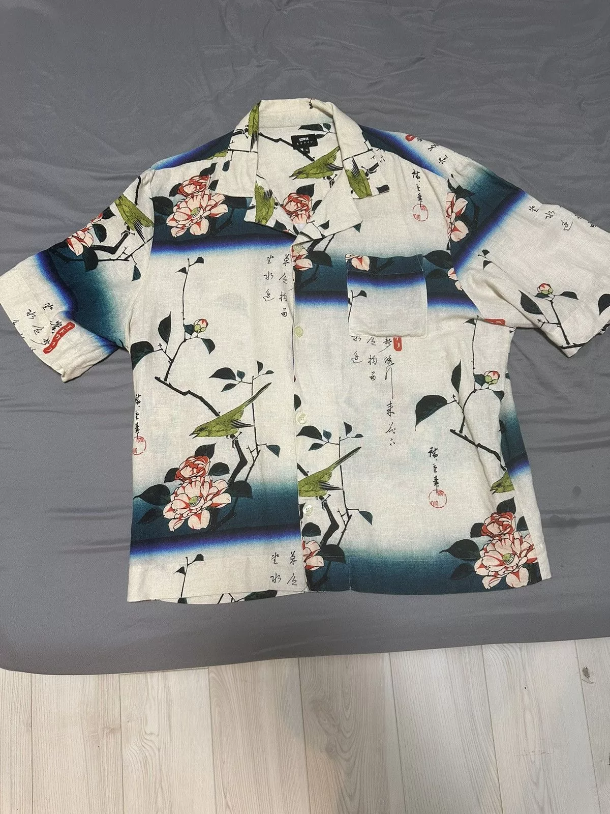Edwin Shirts Button Ups Edwin Hiroshige Shirt White