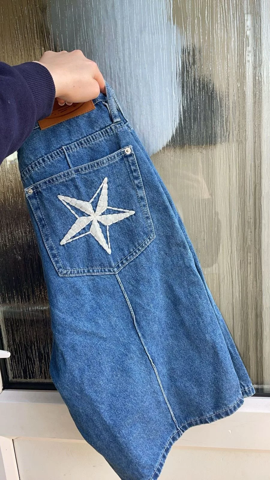 Corteiz denim shorts Blue