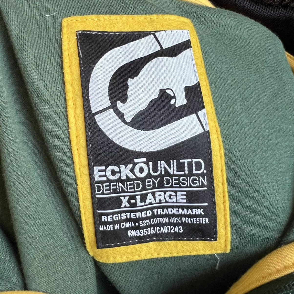 Ecko Unltd. Light Jackets Ecko Unltd. × Vintage Y2K Ecko Unltd Striped Zip Jacket Green Streetwear