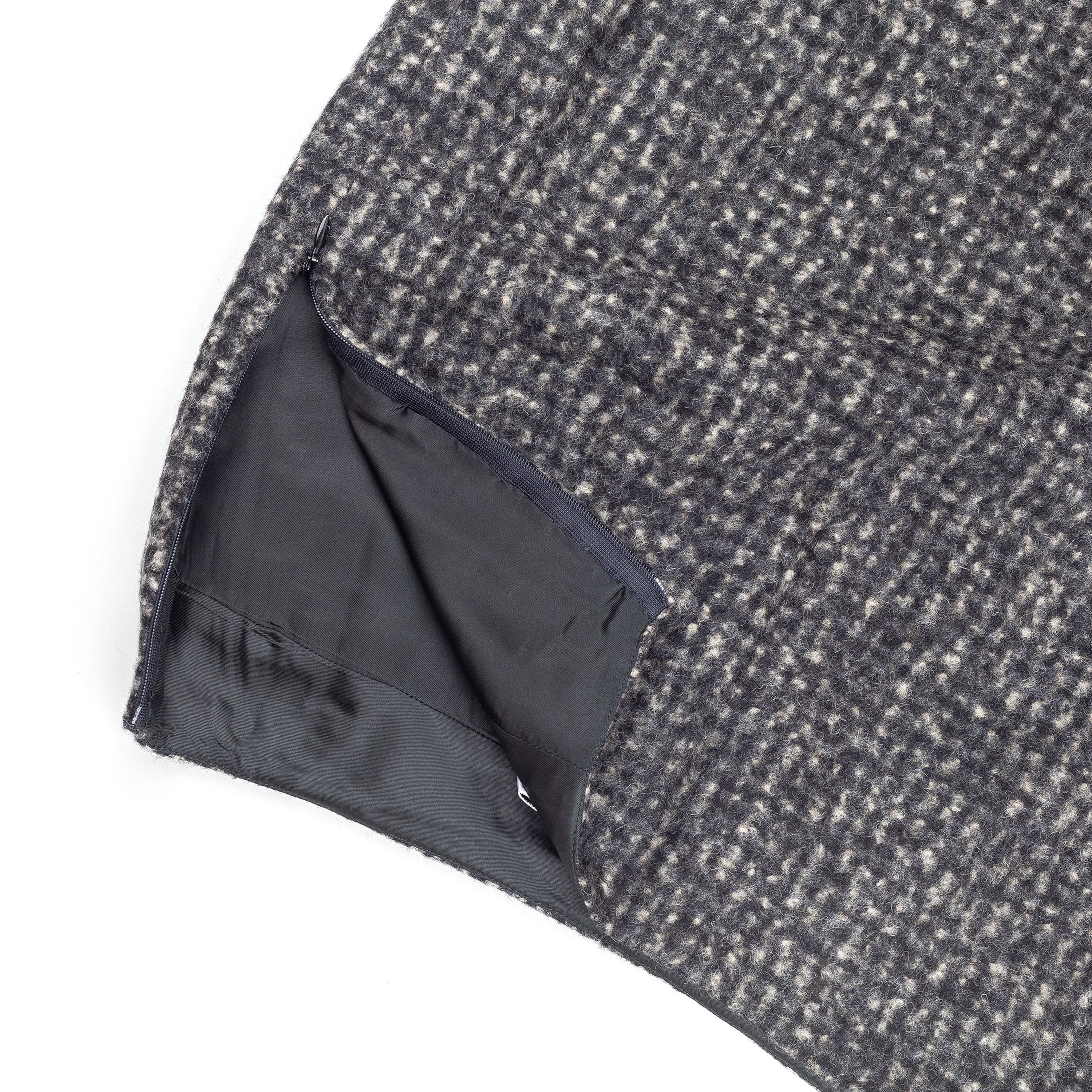 Jil Sander Midi Skirts JIL SANDER Wool Grey Midi Skirt (M) Gray