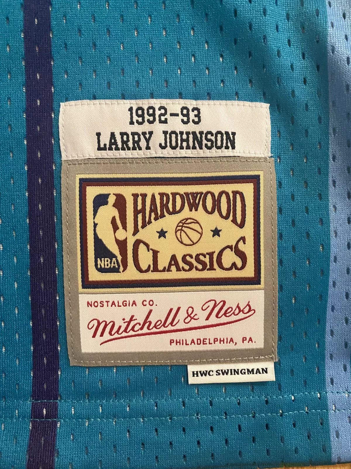 Mitchell & Ness Jerseys Mitchell & Ness Larry Johnson Charlotte Jersey Blue