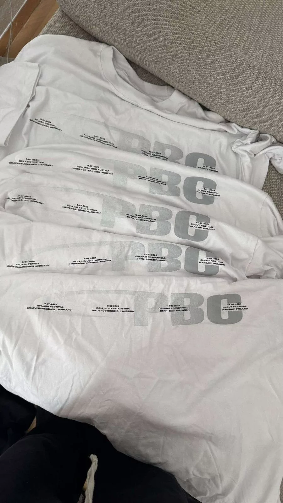 Ken Carson Short Sleeve T Shirts Ken Carson × Playboi Carti * RARE * playboi carti PBC opium merch White