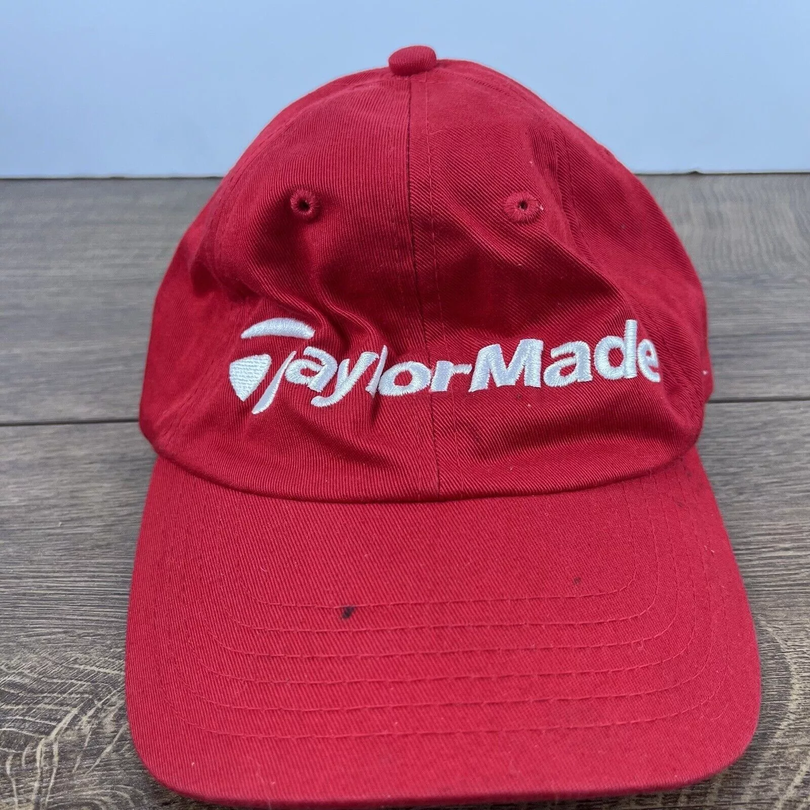 Other Hats Other TaylorMade Gold Hat Red Adjustable Hat Red TaylorMade Adult