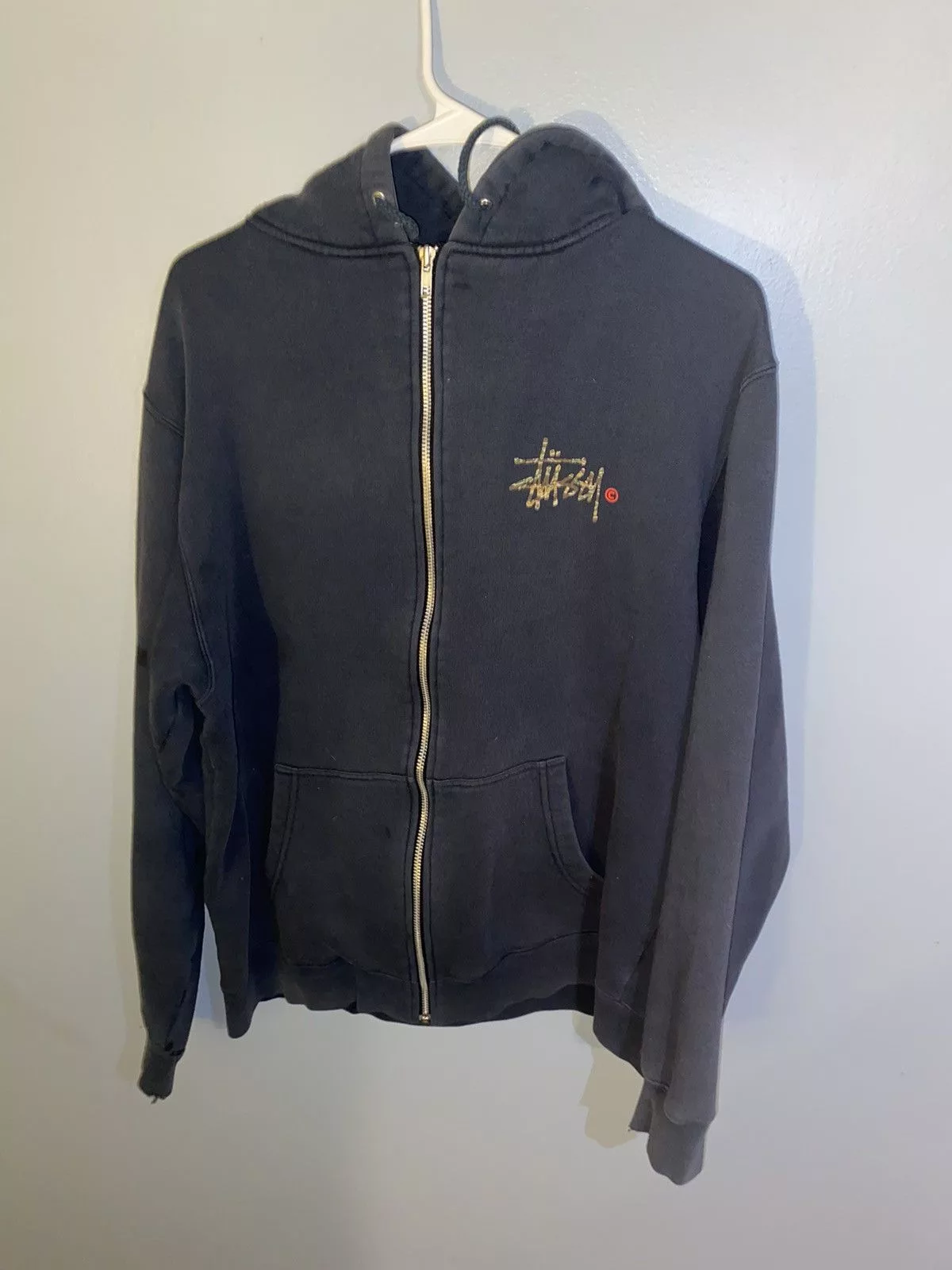 Stussy Light Jackets Stussy × Vintage Vintage Stussy Jacket Blue