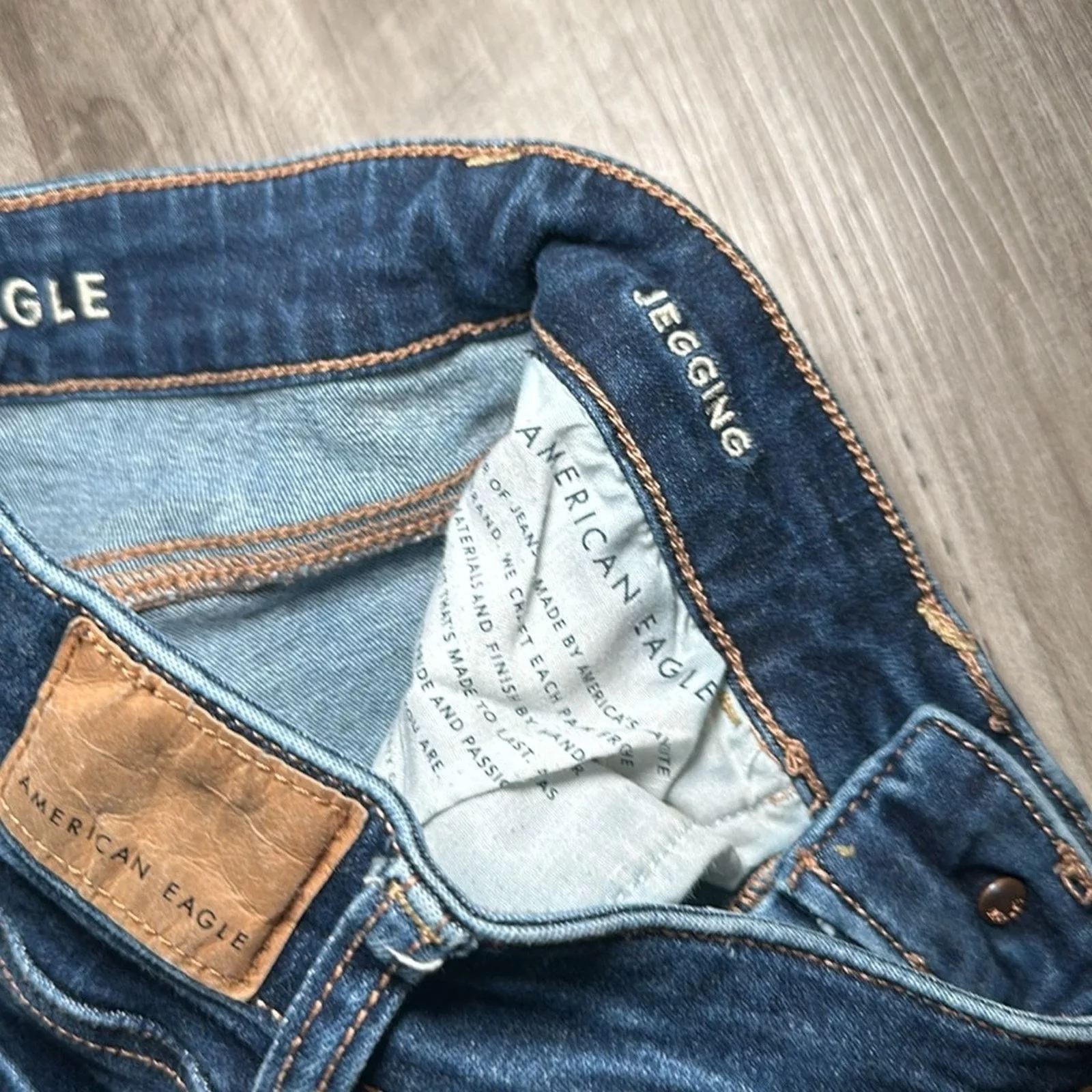American Eagle Outfitters Jeans American Eagle Outfitters American Eagle Next Level Stretch Distressed Jeggings - 00S Blue