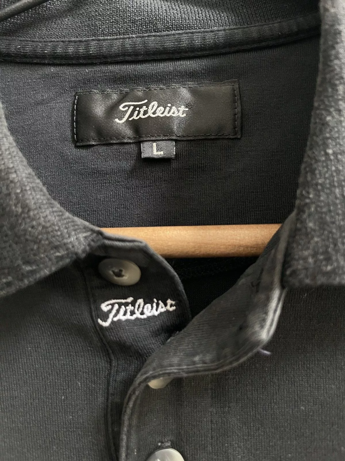 Titleist Polos Titleist Polo Tee Black