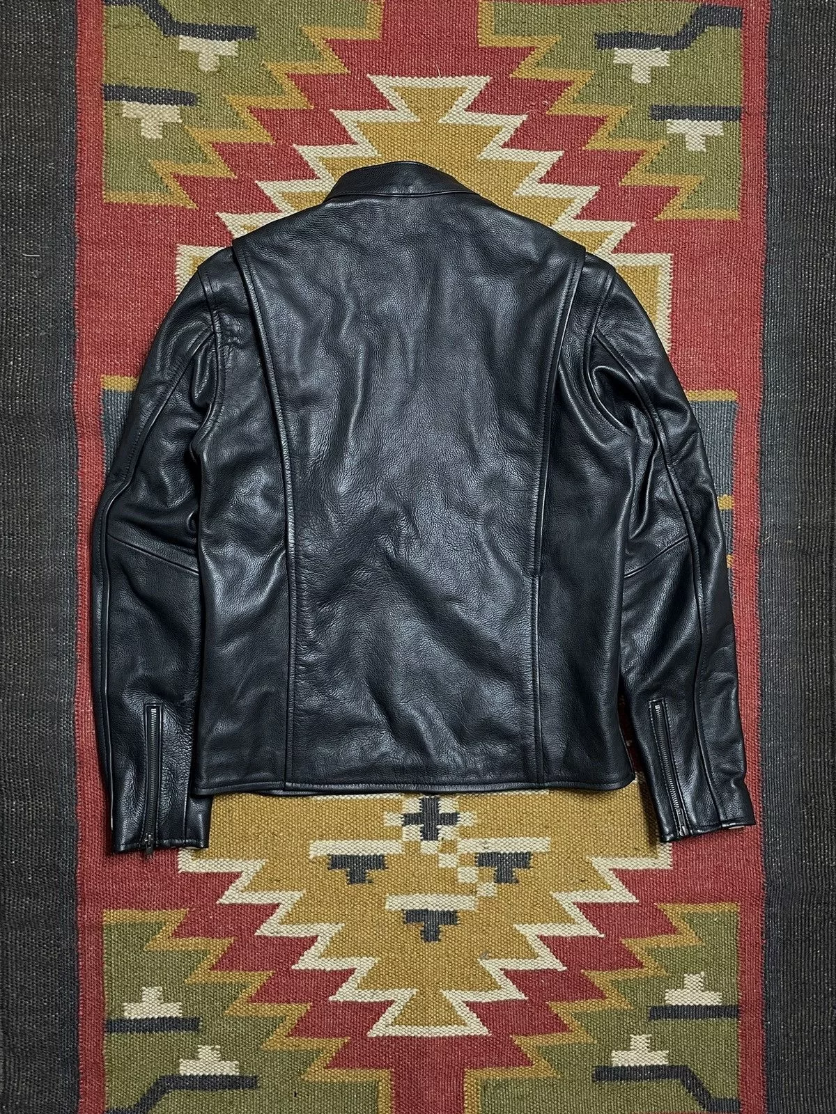 Harley Davidson Leather Jackets Harley Davidson × Vintage Vintage Harley Davidson cafe racer type leather jacket Black
