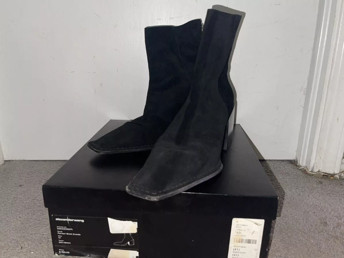 Alexander Wang Heels Alexander Wang Square Boot Black