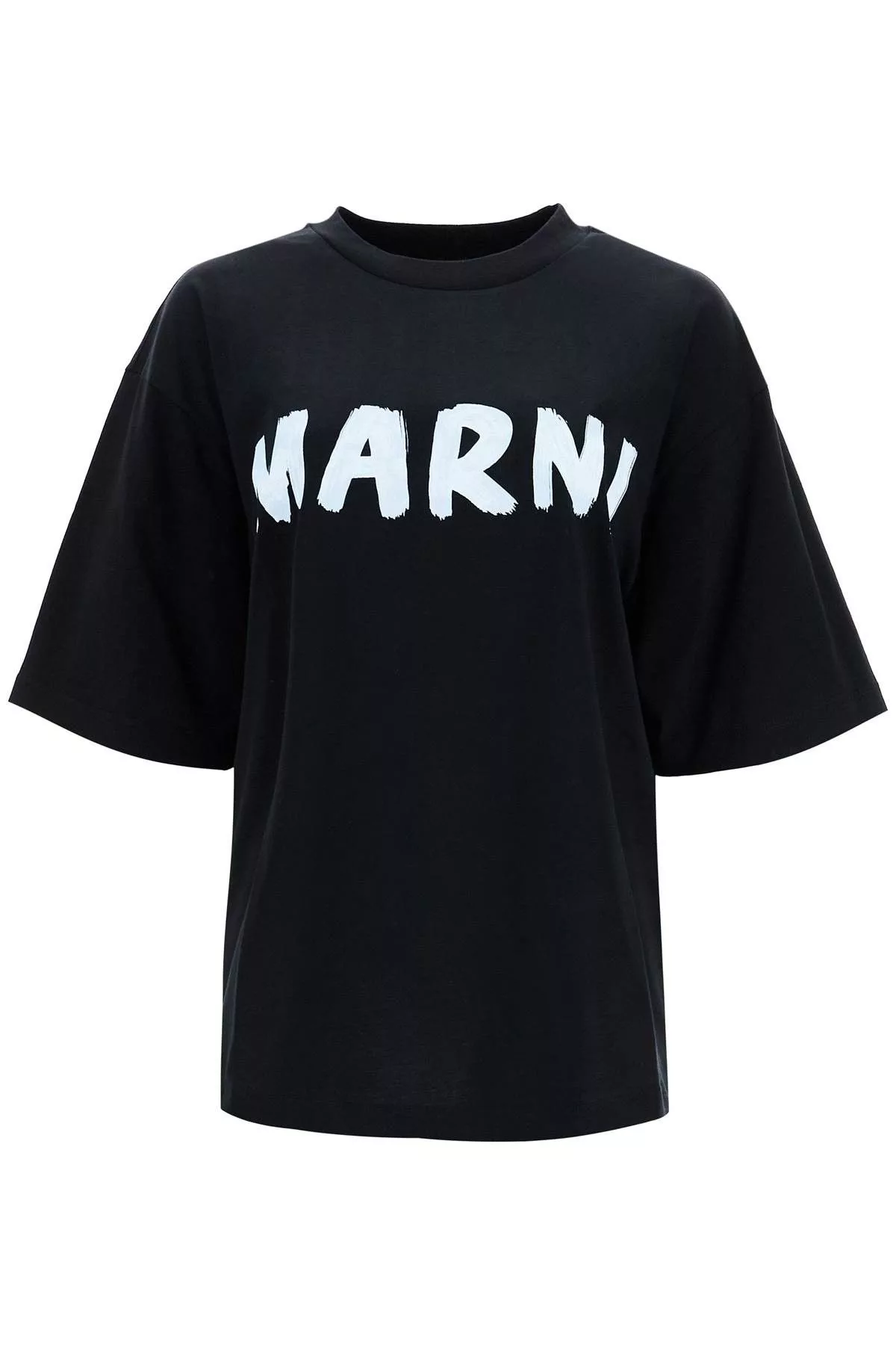 Marni Polos MARNI Oversized Logo T Black