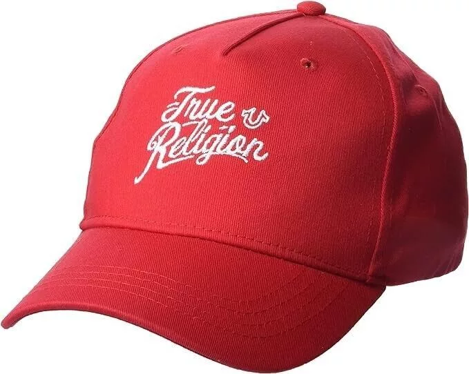 True Religion Hats True Religion TR2351 Snap Back Red Hat Cap ( O/S )