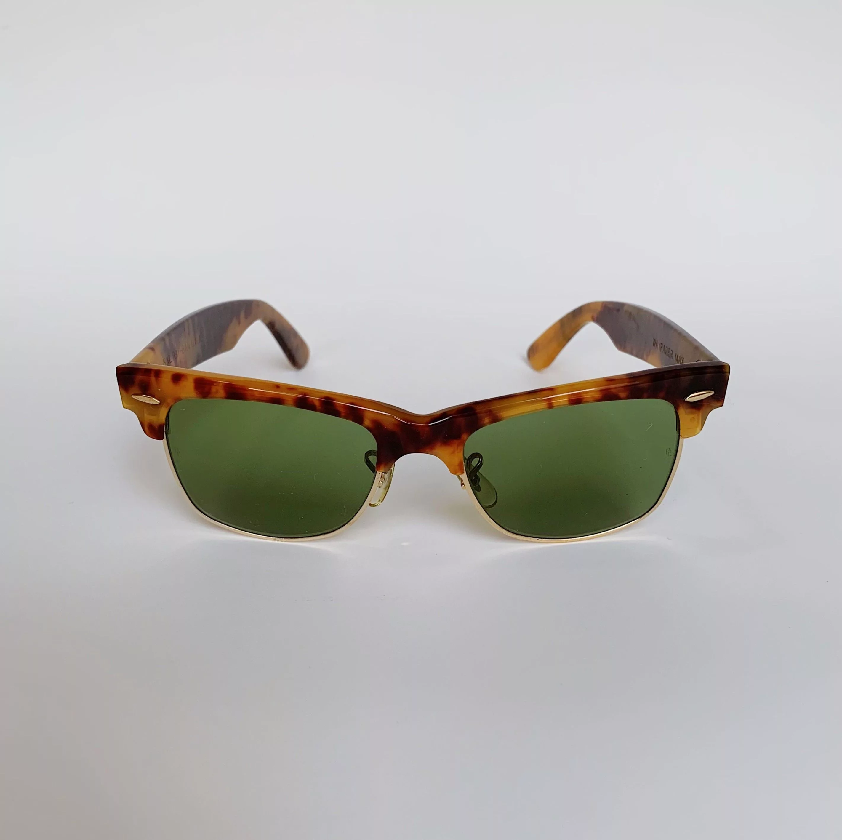 RayBan Sunglasses RayBan × Vintage Ray-Ban Vintage Wayfarer Max 1 Blond Tortoise Bausch & Lomb Multi