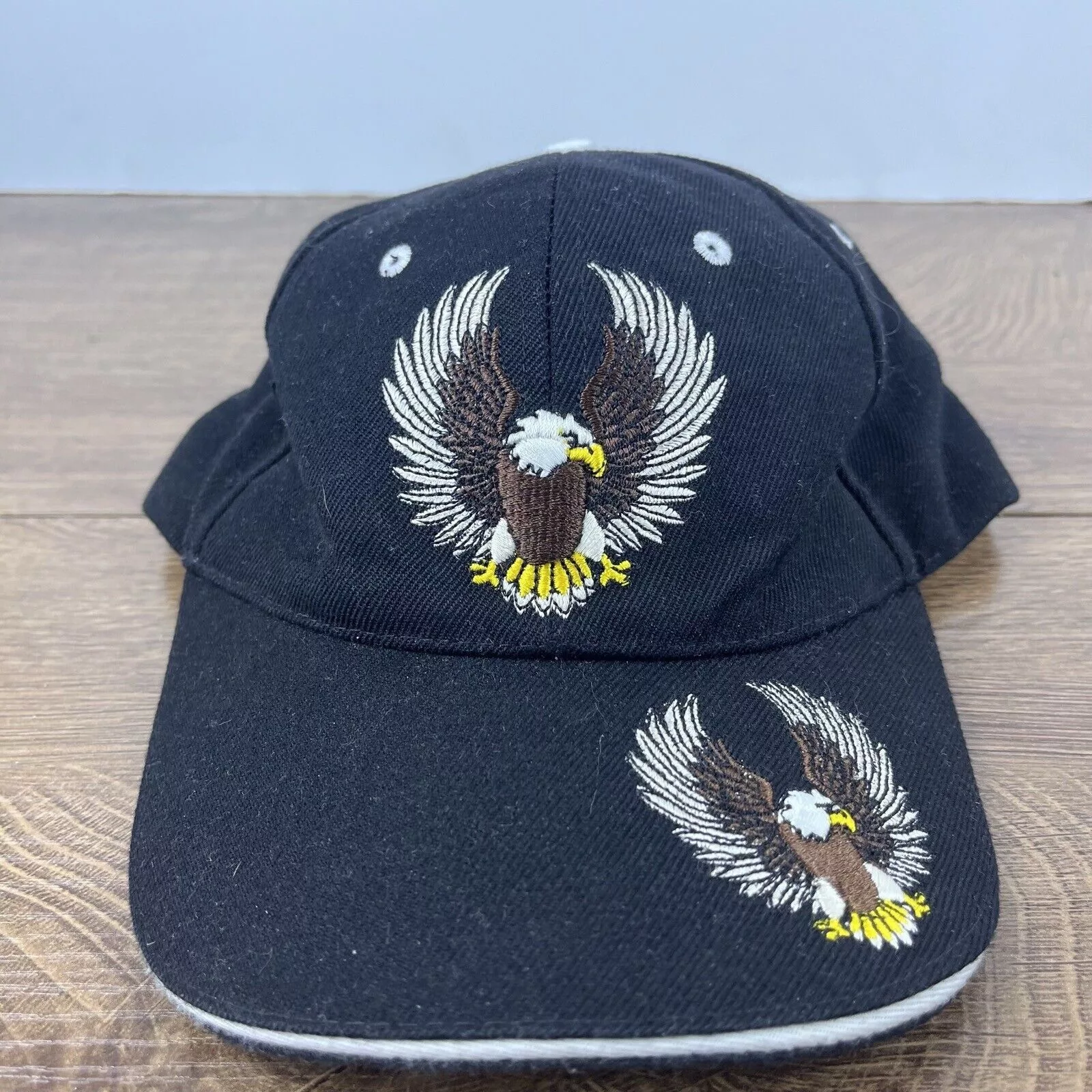 Other Hats Other Bald Eagle Hat America Bald Eagle Black Hat Adjustable Adult