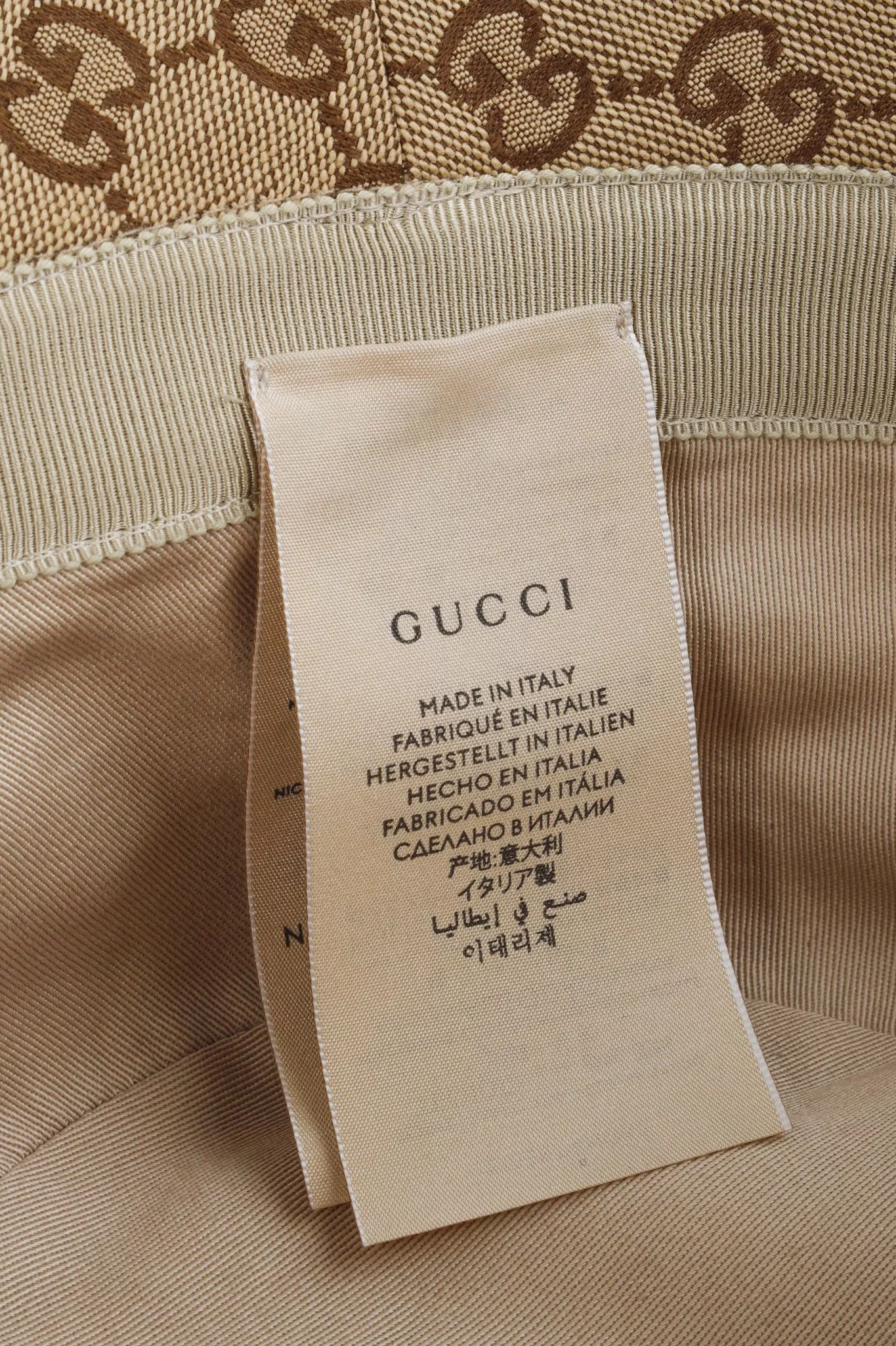 Gucci Hats Gucci GG Monogram Canvas Bucket Hat Multi