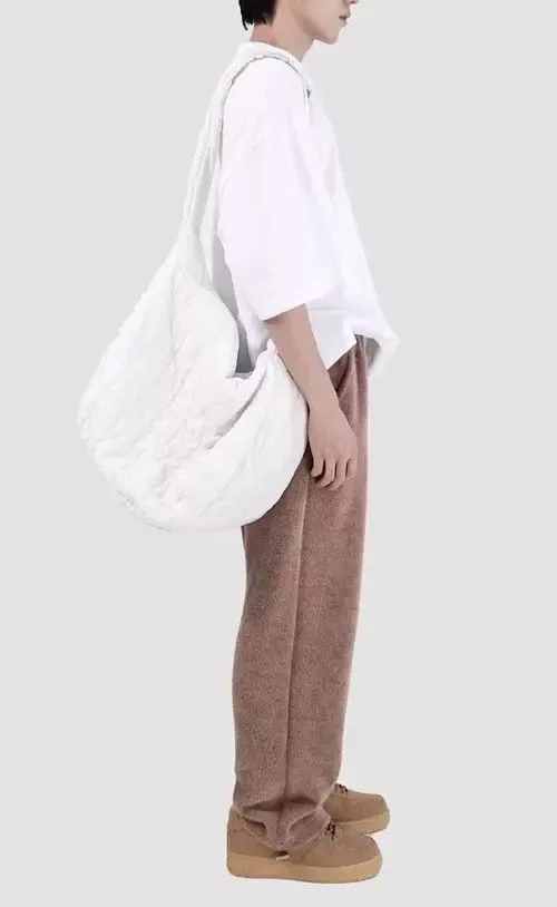 Designer Bags Luggage Designer Fashion utility quilted crossbody shoulder messenger bag White Streetwear
