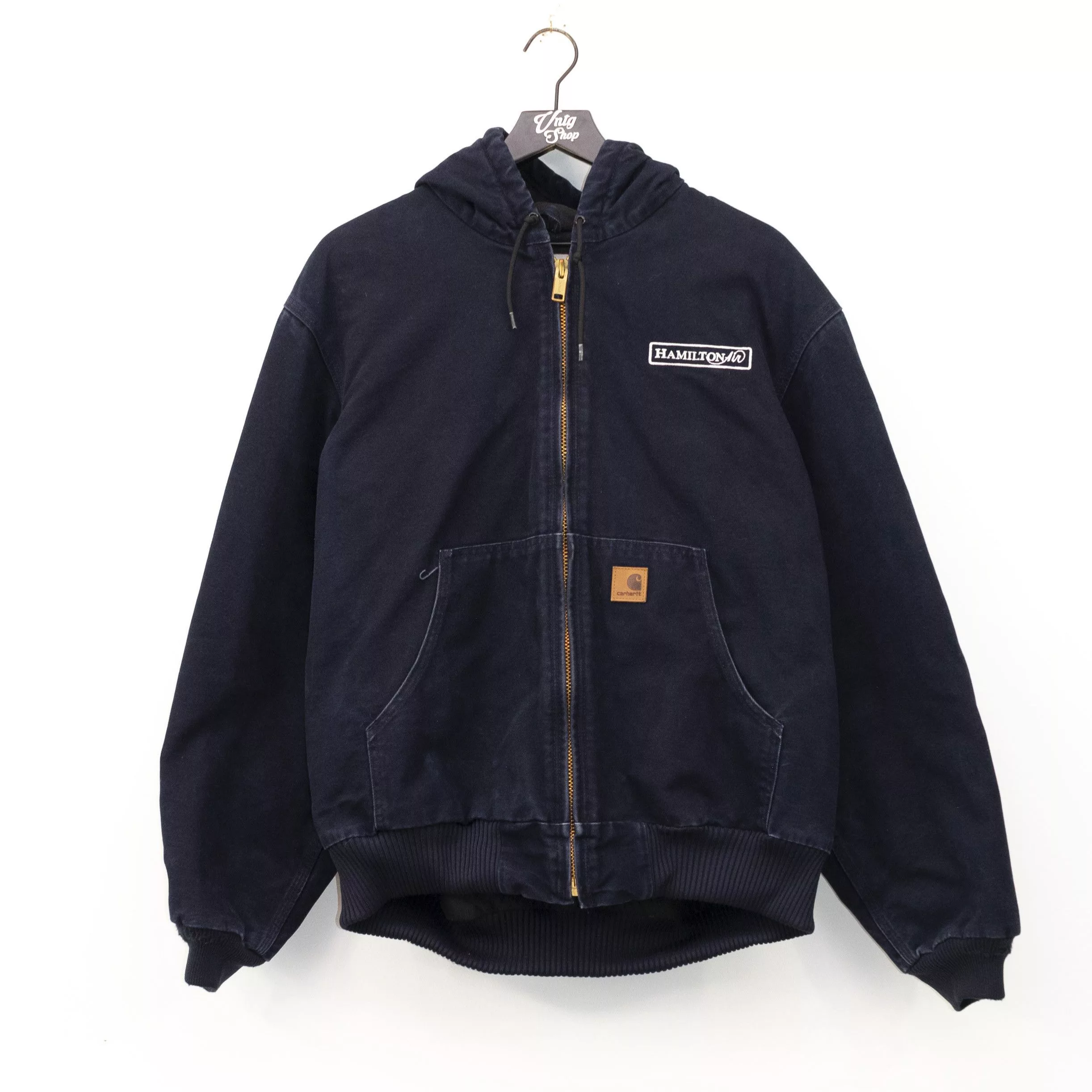 Carhartt Bombers Carhartt × Vintage Y2K Carhartt Hooded Work Jacket Size Large Blue