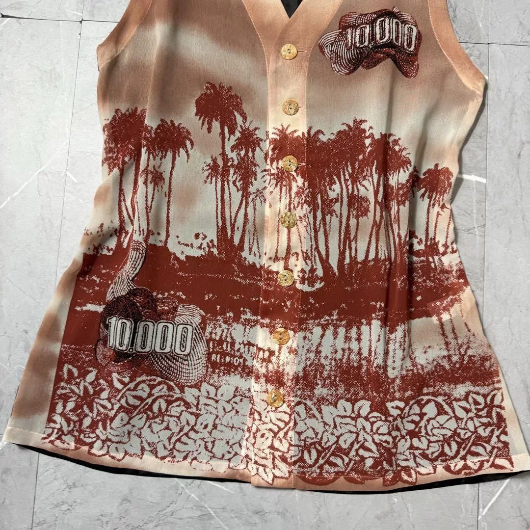 Jean Paul Gaultier Vests Jean paul gaultier South Island Mesh Vest Red