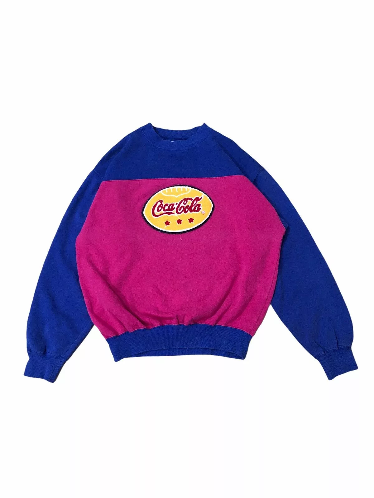 Coca Cola Sweatshirts Hoodies Coca Cola × Vintage Vintage 90s Coca Cola Two Tone Sweatshirt Multi
