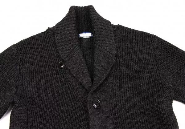 Junya Watanabe Light Jackets Junya Watanabe Jacket Elbow Patch Wool Knit Black