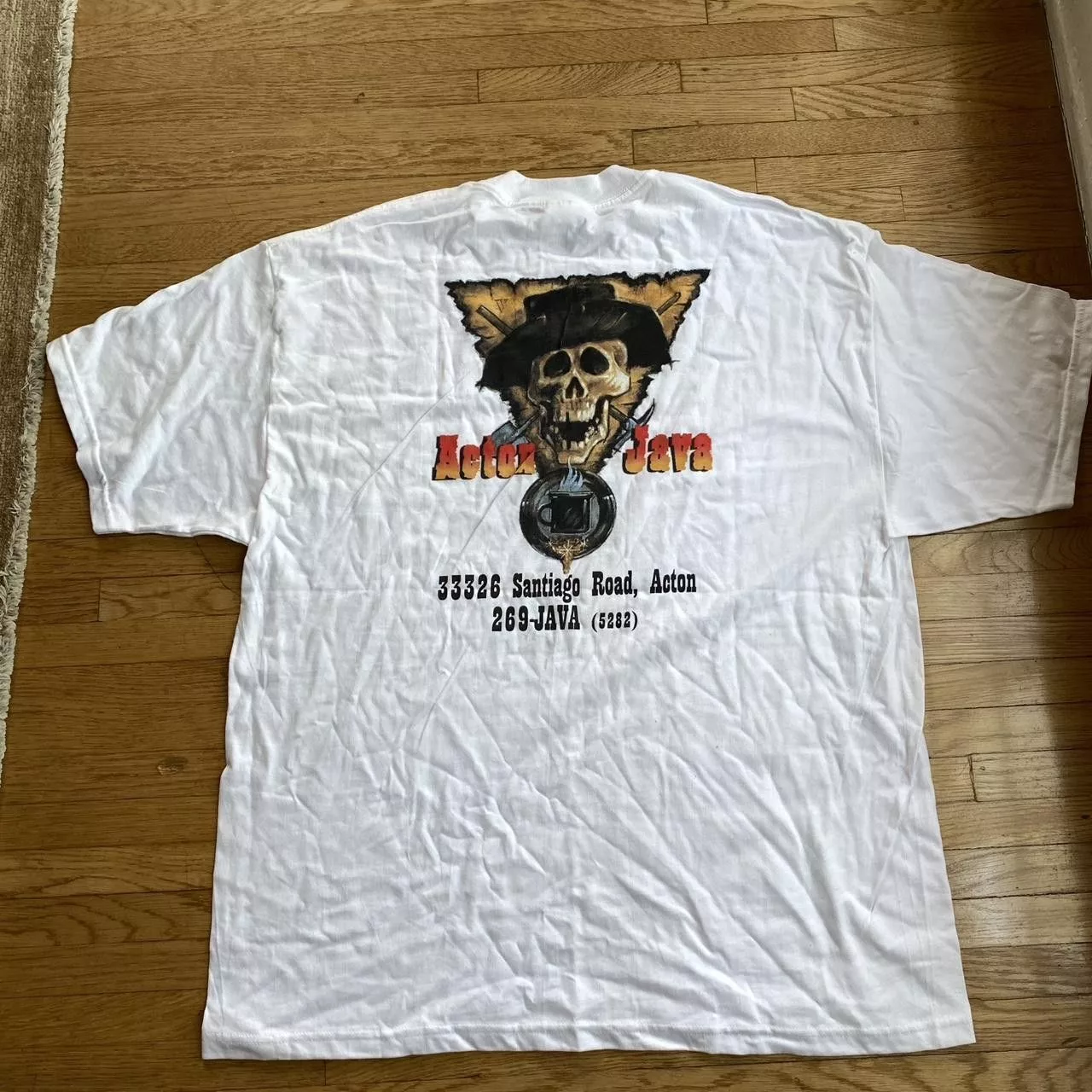 Hanes Short Sleeve T Shirts Hanes Hanss Action Java tee White